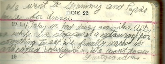 diary july 1964