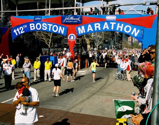 Boston marathon 2008