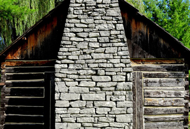 stone chimney
