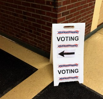 voting sign